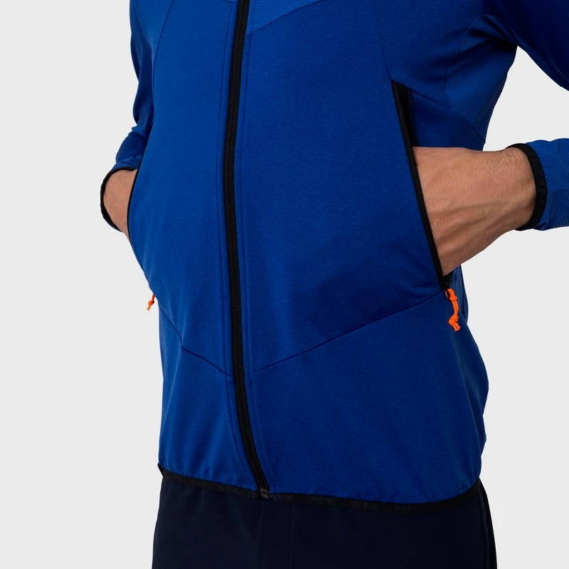 Bluza męska Salewa  Agner Hybrid PL/DST FZ Hdy Electric Melange