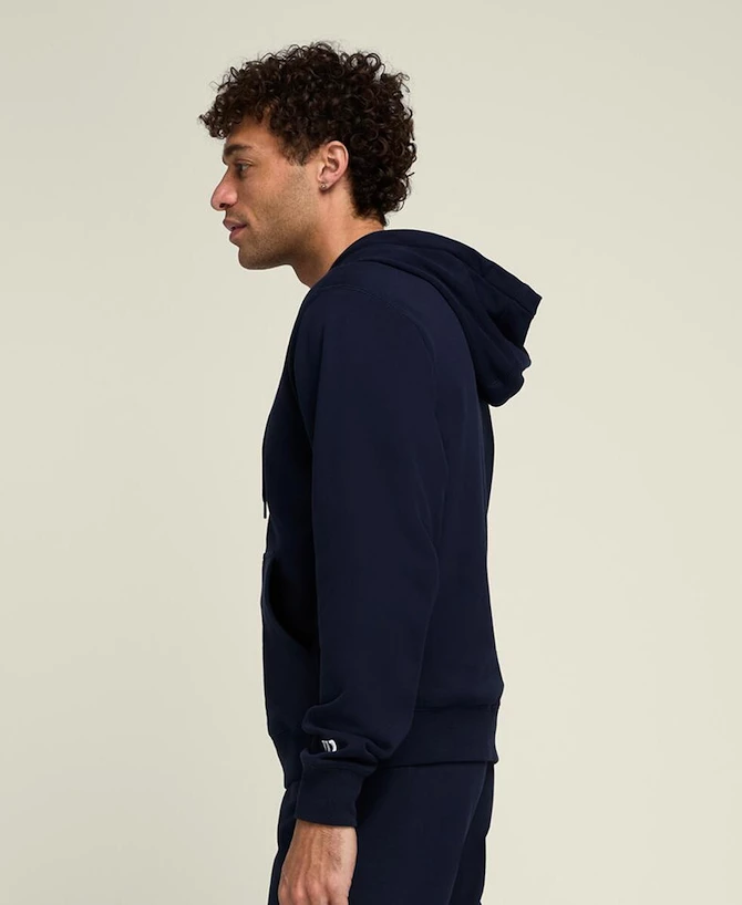 Bluza męska Wilson  M  Team Zip Hoodie Classic Navy XL