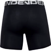 Bokserki męskie Under Armour  Charged Cotton 6in 3Pack Black
