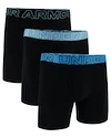 Bokserki męskie Under Armour Perf Cotton 6in 3Pack Black