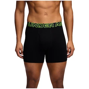 Bokserki męskie Under Armour Perf Cotton 6in 3Pack Black