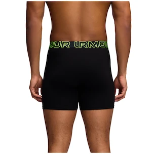 Bokserki męskie Under Armour Perf Cotton 6in 3Pack Black