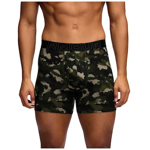 Bokserki męskie Under Armour Perf Cotton Nov 6in 3Pack Green