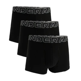 Bokserki męskie Under Armour Perf Cotton Solid 3in 3Pack Black
