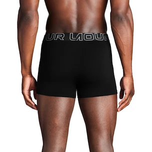 Bokserki męskie Under Armour Perf Cotton Solid 3in 3Pack Black
