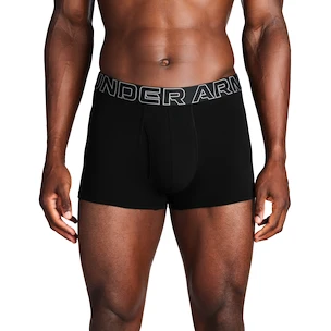 Bokserki męskie Under Armour Perf Cotton Solid 3in 3Pack Black