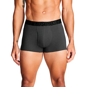 Bokserki męskie Under Armour Perf Cotton Solid 3in 3Pack Castlerock Heather