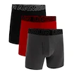 Bokserki męskie Under Armour Perf Cotton Solid 6in 3Pack Castlerock Heather