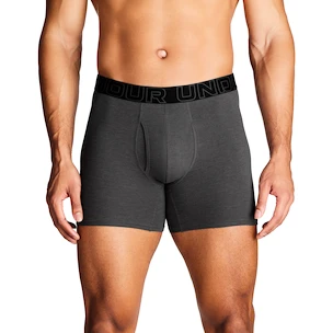 Bokserki męskie Under Armour Perf Cotton Solid 6in 3Pack Castlerock Heather