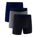 Bokserki męskie Under Armour Perf Cotton Solid 6in 3Pack Navy