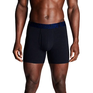 Bokserki męskie Under Armour Perf Cotton Solid 6in 3Pack Navy