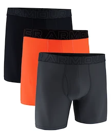 Bokserki męskie Under Armour Perf Tech Mesh 6in 3Pack Red