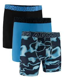 Bokserki męskie Under Armour Perf Tech Mesh Nov 6in 3Pack Blue