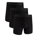 Bokserki męskie Under Armour Perf Tech Mesh Solid 6in 3Pack Black