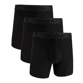 Bokserki męskie Under Armour Perf Tech Mesh Solid 6in 3Pack Black