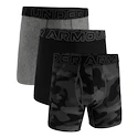 Bokserki męskie Under Armour Perf Tech Print 6in 3Pack Black  S