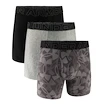 Bokserki męskie Under Armour Perf Tech Print 6in 3Pack Castlerock Heather