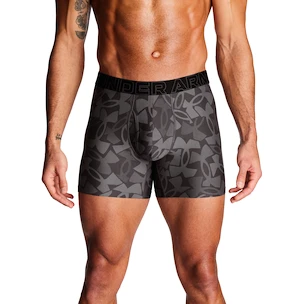 Bokserki męskie Under Armour Perf Tech Print 6in 3Pack Castlerock Heather