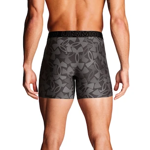 Bokserki męskie Under Armour Perf Tech Print 6in 3Pack Castlerock Heather