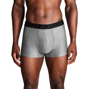 Bokserki męskie Under Armour Perf Tech Solid 3in 3Pack Steel Heather