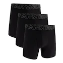 Bokserki męskie Under Armour Perf Tech Solid 6in 3Pack Black
