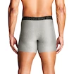 Bokserki męskie Under Armour Perf Tech Solid 6in 3Pack Steel Heather