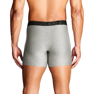 Bokserki męskie Under Armour Perf Tech Solid 6in 3Pack Steel Heather
