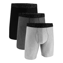Bokserki męskie Under Armour Perf Tech Solid 9in 3Pack Steel Heather