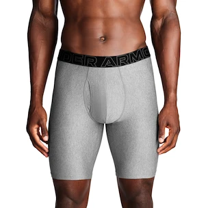 Bokserki męskie Under Armour Perf Tech Solid 9in 3Pack Steel Heather