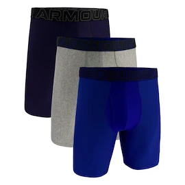 Bokserki męskie Under Armour Perf Tech Solid 9in 3Pack Steel Royal