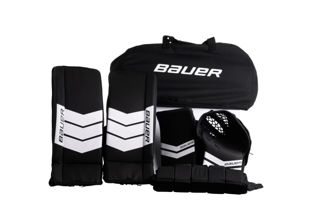 Bramkarski zestaw hokejowy Bauer  Learn To Save Goal Set Youth XS/S