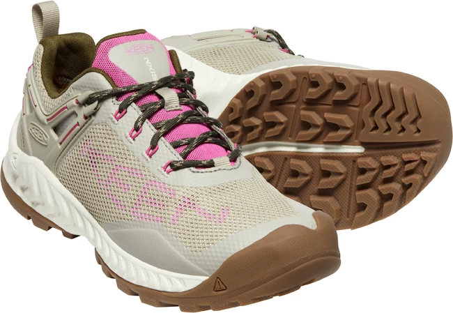 Buty damskie Keen  Nxis Evo WP Plaza Taupe/Ibis Rose