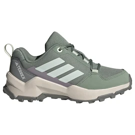 Buty outdoorowe dziecięce adidas Terrex AX4R Silver Green/ Linen Green/Preloved Fig