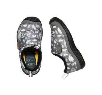 Buty outdoorowe dziecięce Keen Howser Low Wrap Steel Grey/Star White  US 11 (Kid)
