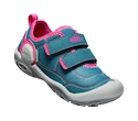 Buty outdoorowe dziecięce Keen Knotch Hollow Ds Blue Coral/Pink Peacock