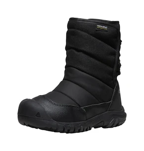 Buty outdoorowe dziecięce Keen Puffrider Wp Black/Steel Grey  US 11 (Kid)