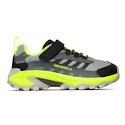 Buty outdoorowe dziecięce Merrell Moab Speed 2 Low A/C Grey/Black/Citron