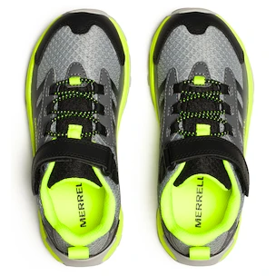 Buty outdoorowe dziecięce Merrell Moab Speed 2 Low A/C Grey/Black/Citron