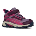 Buty outdoorowe dziecięce Merrell Moab Speed 2 Mid A/C Wtpf Berry