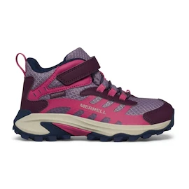 Buty outdoorowe dziecięce Merrell Moab Speed 2 Mid A/C Wtpf Berry