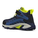 Buty outdoorowe dziecięce Merrell Moab Speed 2 Mid A/C Wtpf Navy/Hi Viz