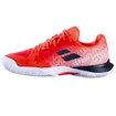 Buty tenisowe dziecięce Babolat Jet Mach 3 Clay JR Boy Strike Red/White