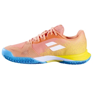 Buty tenisowe dziecięce Babolat Jet Mach 3 Clay Jr Girl Coral/Gold Fusion  EUR 37
