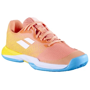 Buty tenisowe dziecięce Babolat Jet Mach 3 Clay Jr Girl Coral/Gold Fusion  EUR 37