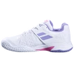 Buty tenisowe dziecięce Babolat Propulse All Court Junior Girl White/Lavender