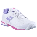 Buty tenisowe dziecięce Babolat Propulse All Court Junior Girl White/Lavender