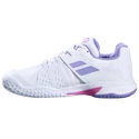 Buty tenisowe dziecięce Babolat Propulse All Court Junior Girl White/Lavender