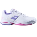 Buty tenisowe dziecięce Babolat Propulse All Court Junior Girl White/Lavender