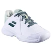 Buty tenisowe dziecięce Babolat Propulse Jr 3 AC Wimbledon White/Dark Green