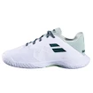 Buty tenisowe dziecięce Babolat Propulse Jr 3 AC Wimbledon White/Dark Green